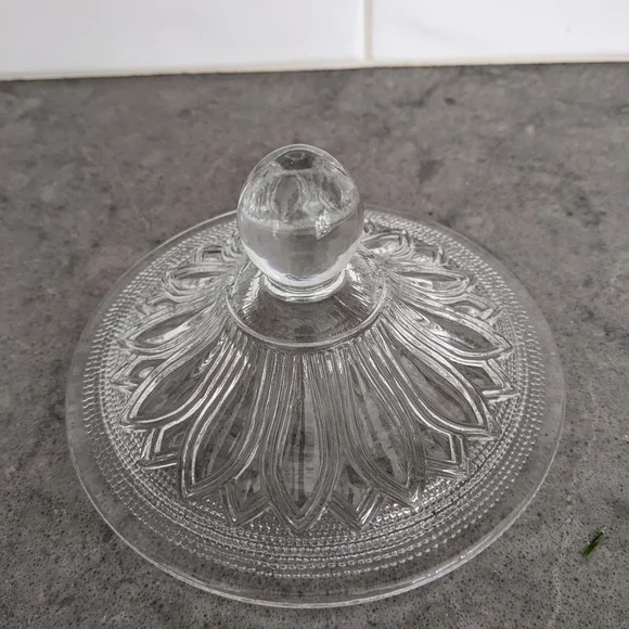 Vintage glass Mother's Cookie Jar - Picture 8 of 9